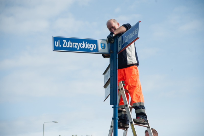 Ruszyła zmiana nazw ulic w Ustce FOTO WIDEO