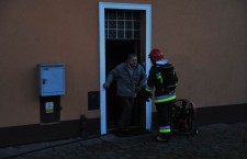 Pożar domu w centrum Ustki - ustka24.info
