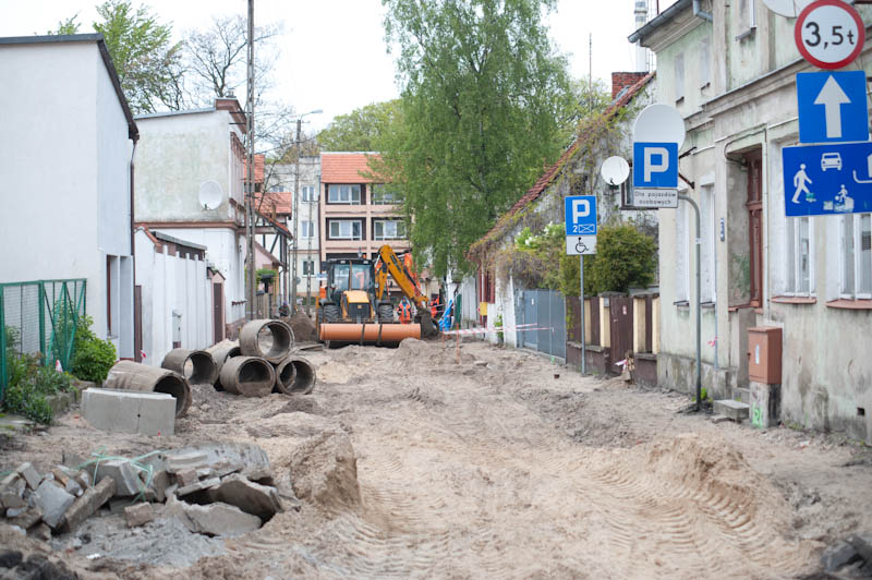 Remont ulicy Sprzymierzeńców w Ustce - ustka24.info