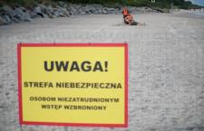 Saperzy przeszukują plażę wschodnią w Ustce - ustka24.info