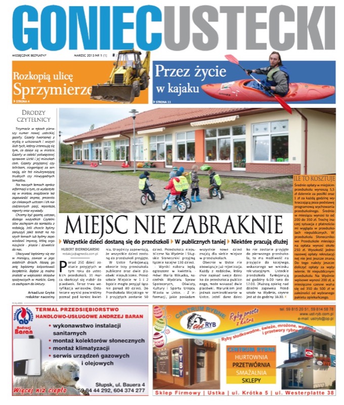 "Goniec Ustecki" nowa, ustecka gazeta już w kioskach - ustka24.info