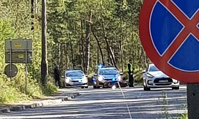 Zderzenie samochodu i skutera na drodze do Lędowa - ustka24.info