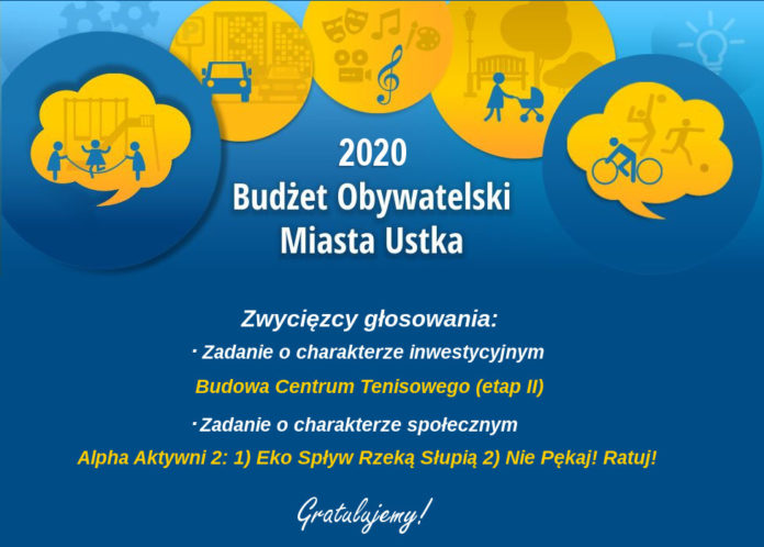 Znamy już wyniki głosowania w Budżecie Obywatelskim Ustka 2020 - ustka24.info