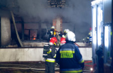 Pożar opuszczonego Zajazdu Bałtyckiego w Przewłoce - ustka24.info