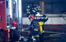 Pożar opuszczonego Zajazdu Bałtyckiego w Przewłoce - ustka24.info