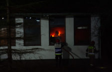 Pożar opuszczonego Zajazdu Bałtyckiego w Przewłoce - ustka24.info